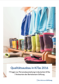Cover Qualitätsausbau in KiTas 2016
